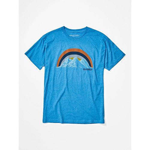 Marmot Clove Hitch Clothes - Mens T-Shirts Blue CA1325709 Canada